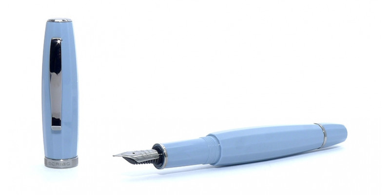 Scribo Feel blue grey pennino flex 14kt. stilografica