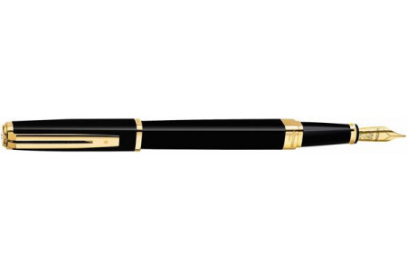 Waterman Exception slim black lacquer gt fountain pen Waterman Exception slim lacca nera gt stilografica