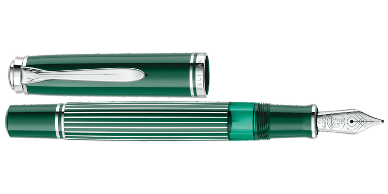 Pelikan Souveran 815 Metal Striped Green stilografica