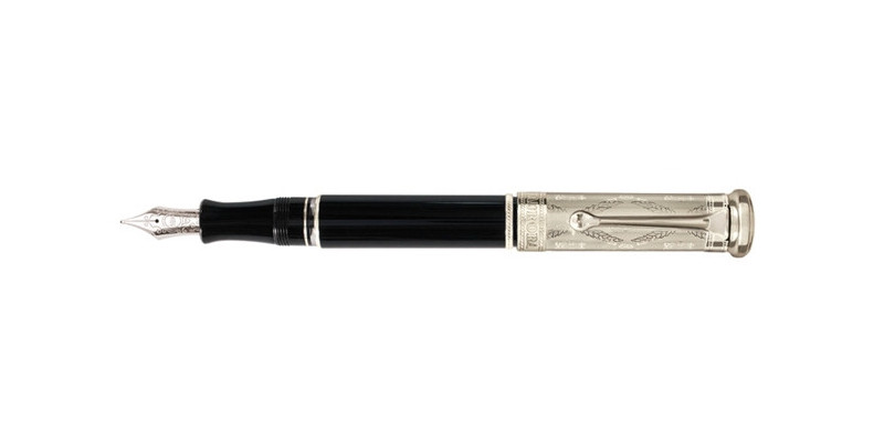 Aurora G. Verdi Bicentenary silver fountain pen