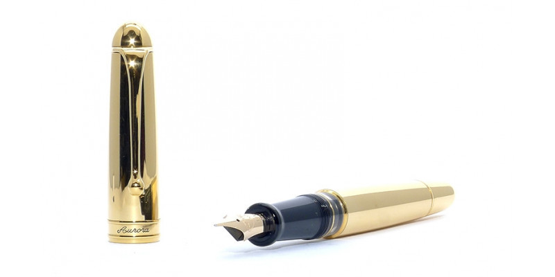 Aurora 88th Anniversary gold fountain pen