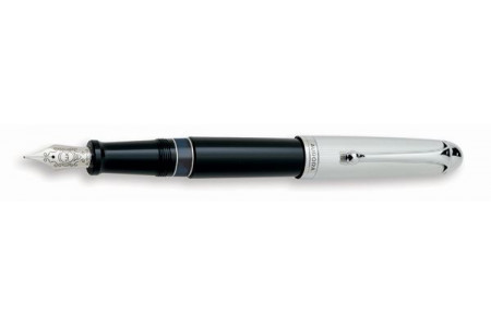 Aurora 88 cappuccio cromo stilografica a stantuffo Aurora 88 chrome cap piston fountain pen