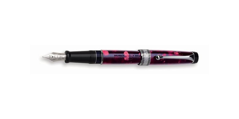 Aurora Optima burgundy fountain pen