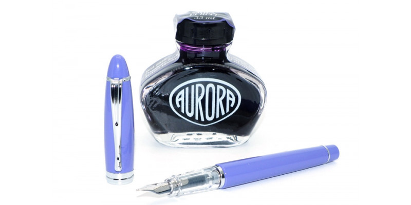 Aurora Ipsilon demo color purple fountain pen
