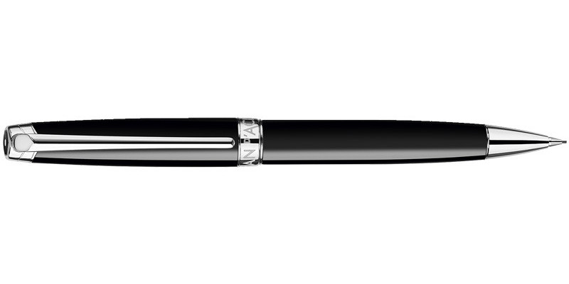 Caran d Ache Leman Black rhodium trim mechanical pencil