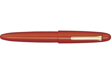 Sailor King Of Pen Urushi gold trim vermillion orange fountain pen 