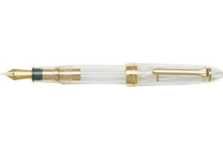 Sailor 1911 Large Series Demostrator gold trim fountain pen 