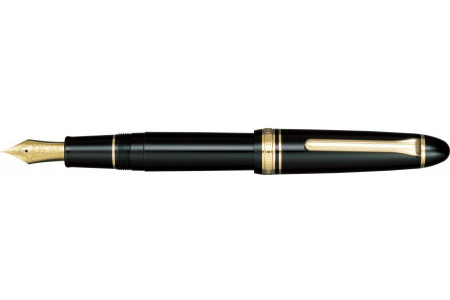 Sailor 1911 Large Series Large Black gold trim fountain pen 