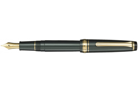 Sailor Professional Gear Slim Shiri Oriori Setsugetsu Metallic Green fountain pen 