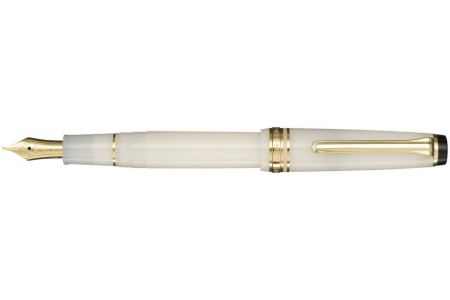 Sailor Professional Gear Slim Shiri Oriori Setsugetsu Ivory Lamé fountain pen 