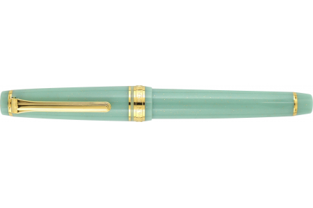 Sailor Professional Gear Slim Japanese Fairy Tale Dragon Palace Green Lamé fountain pen 