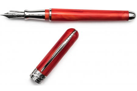 Pineider Avatar UR devil red fountain pen 