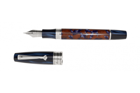 Montegrappa My Design Extra Dark Blu Lapislazzuli celluloide stilografica 