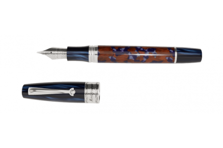Montegrappa My Design Extra Dark Blue Lapislazzuli celluloid fountain pen 