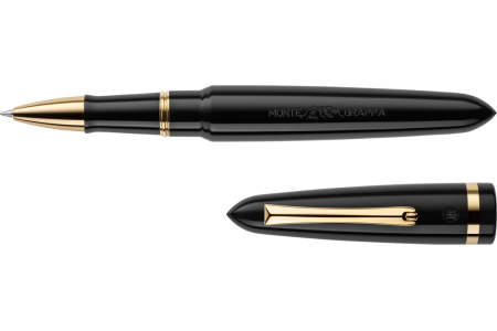 Montegrappa Venetia black steel nib fountain pen: details and price