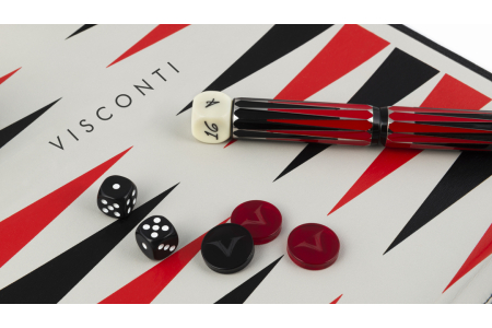 Visconti Backgammon con dado roller