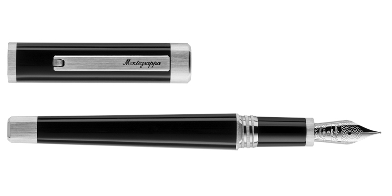 Montegrappa Quattro palladium trim fountain pen