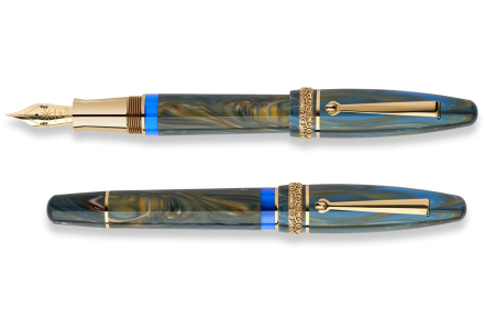 Maiora Golden Age KP Wind gold trim fountain pen