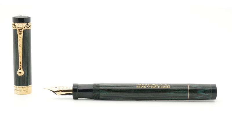 Aurora Internazionale Ebonite Green fountain pen
