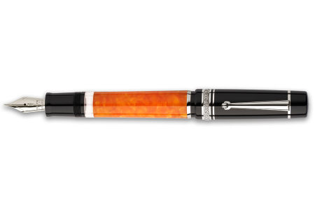 Delta DV Mid-Size KP rhodium trim fountain pen 