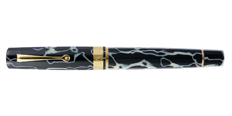 Omas Paragon Wild Gold Trim celluloid fountain pen