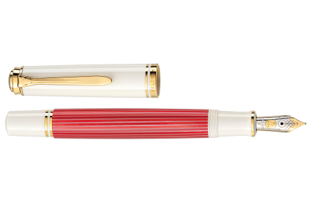 Pelikan Souveran 600 Red-White stilografica