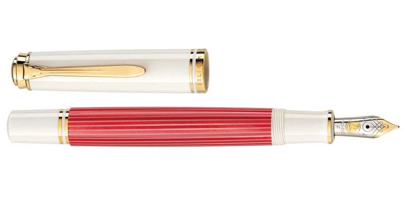 Pelikan Souveran 600 Red-White fountain pen
