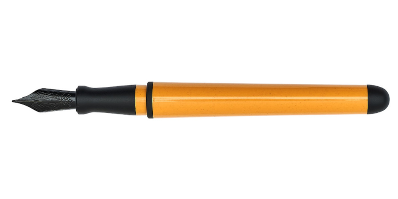 Pineider Avatar UR Glossy Mango black trim fountain pen