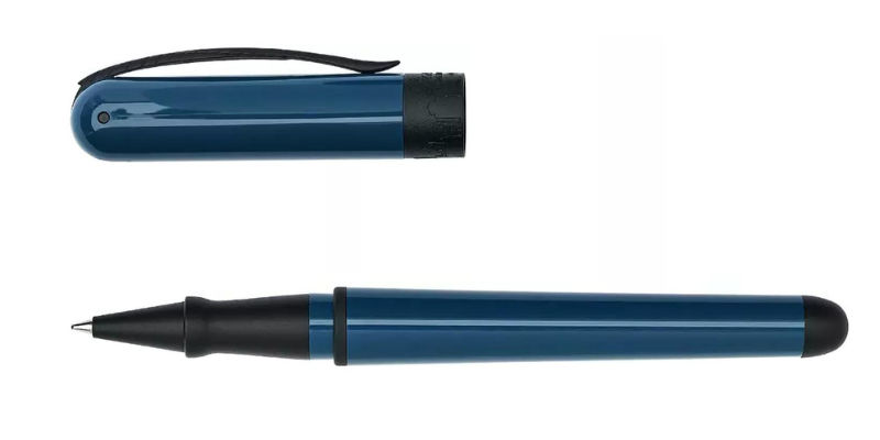 Pineider Avatar UR Lapis blu black trim roller