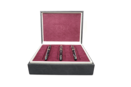 Omas New Old Stock Triset Pearl Grey 90°Anniversary celluloid fountain pen