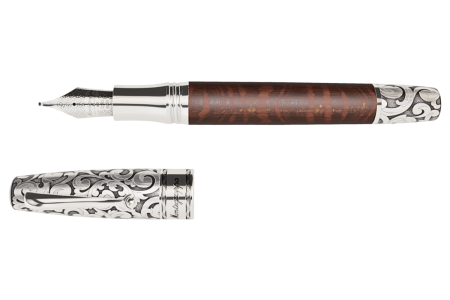 Montegrappa My Design Extra 1930 Snake Wood Acanthus Sterling Silver fountain pen Montegrappa My Design Extra 1930 Snake Wood Acanthus Sterling fountain pen