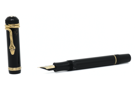 Montblanc Meisterstuck Agatha Christie vermeil fountain pen Montblanc Meisterstuck Agatha Christie vermeil fountain pen