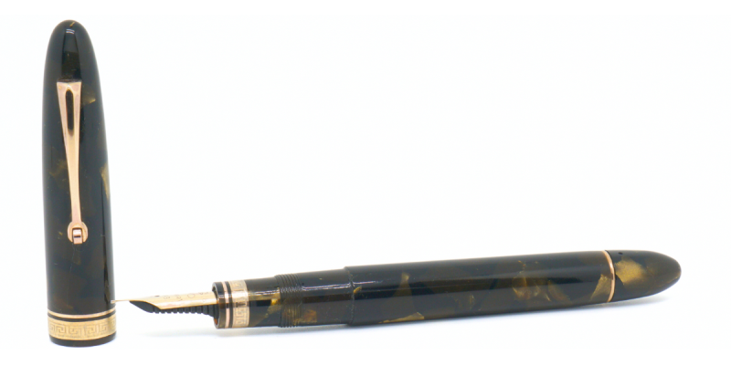 Omas New Old Stock Ogiva Saft green celluloid fountain pen