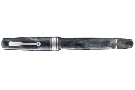 Omas Bologna Bright Grey rhodium trim fountain pen Omas Bologna Bright Grey rhodium trim fountain pen