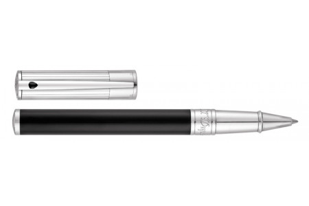 Dupont D-Initial nera finiture cromo roller 262201