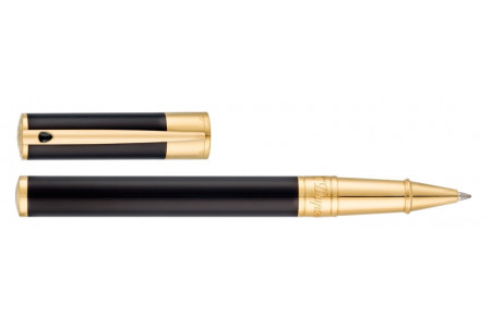Dupont D-Initial nera finiture oro roller 262202