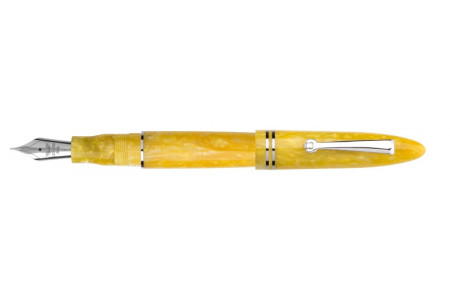 Leonardo Officina Italiana Furore giallo sole finiture rodio stilografica