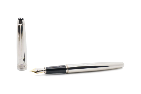 Montblanc Meisterstuck Classique Stainless Steel Stilografica Montblanc Meisterstuck Classique Stainless Steel Stilografica