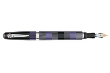 Marlen MCH Paris purple grey fountain pen Marlen MCH Paris viola grigio stilografica