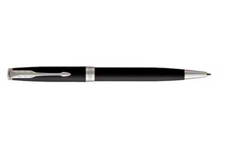 Parker Sonnet nero opaco finiture rodio sfera Parker Sonnet matt black finiture rodio sfera