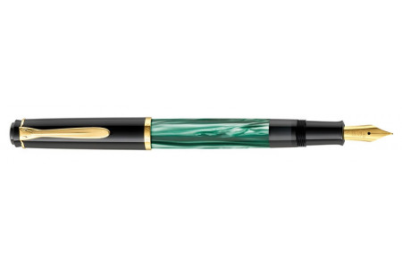 Pelikan Elegance 200 green marbled fountain pen Pelikan Elegance 200 verde marmorizzato stilografica