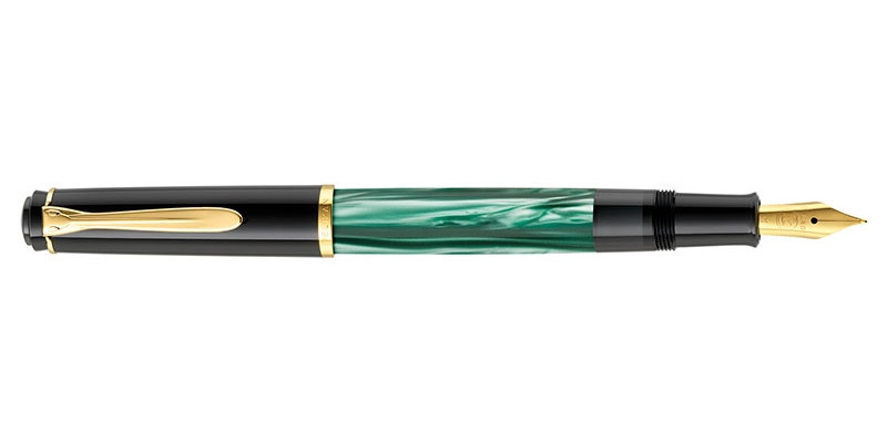 Pelikan Elegance 200 verde marmorizzato stilografica